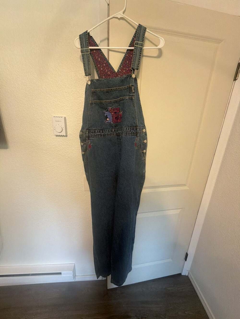 Vintage Disney Winnie the Pooh Eeyore Embroidered Denim Overalls Size 18W/20W